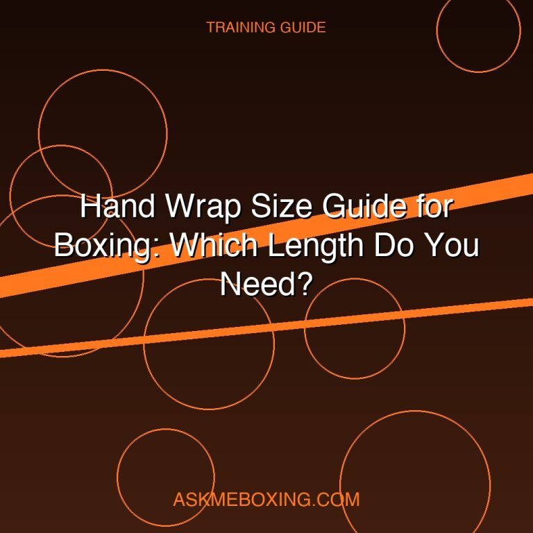 Hand Wrap Size Guide for Boxing: Which Length Do You Need? - Ask Me Boxing
